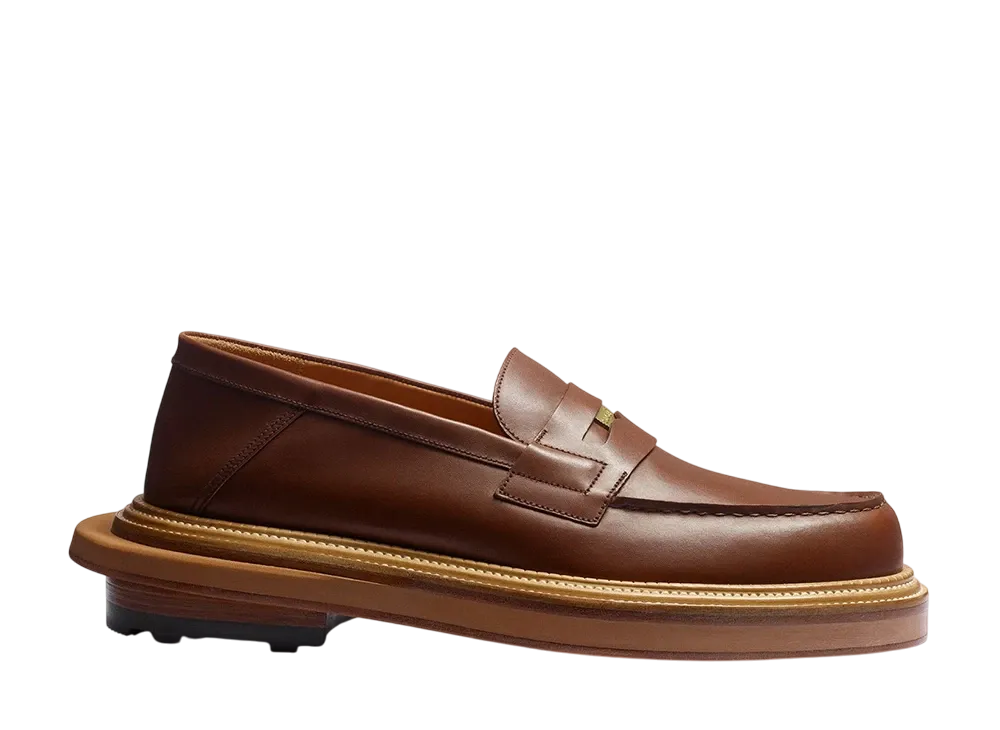 sacai x J.M.Weston Loafer Mule "Tan Brown Calf"