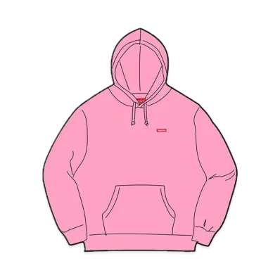 Supreme Small Box Hooded Sweatshirt "Pink" (21FW)