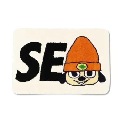 WIND AND SEA x PARAPPA THE RAPPER RAG MAT "White"