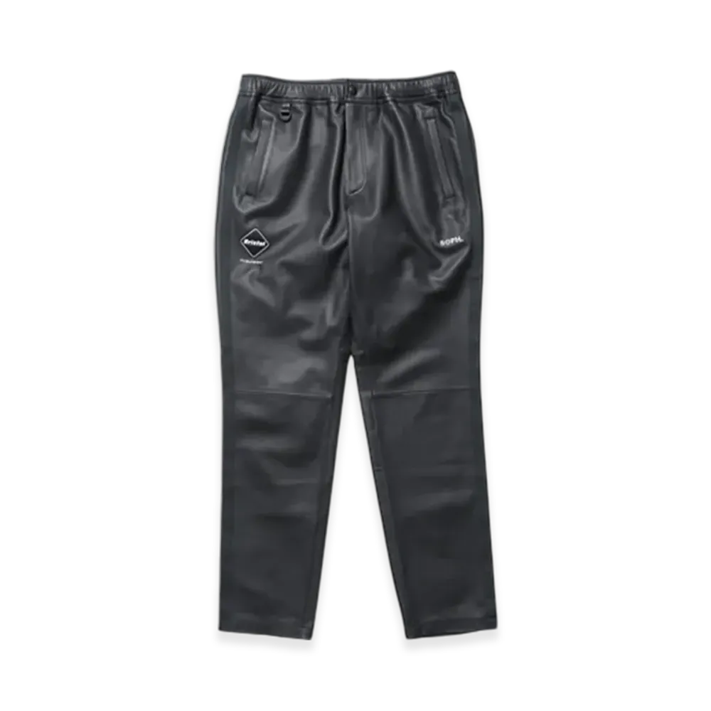 F.C.Real Bristol Leather Track Pants "Black"