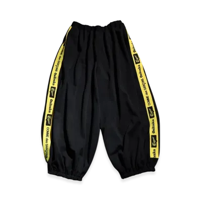 COMME des GARCONS x Onitsuka Tiger Polyester Jersey Pants "Black/Yellow"