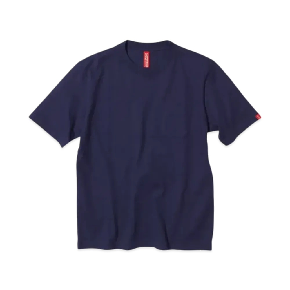 BEAMS JAPAN x LOOPWHEELER Pocket T-Shirt "Blue"
