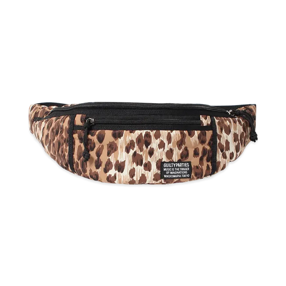 WACKO MARIA x Speak Easy Nylon Waist Bag "Beige"