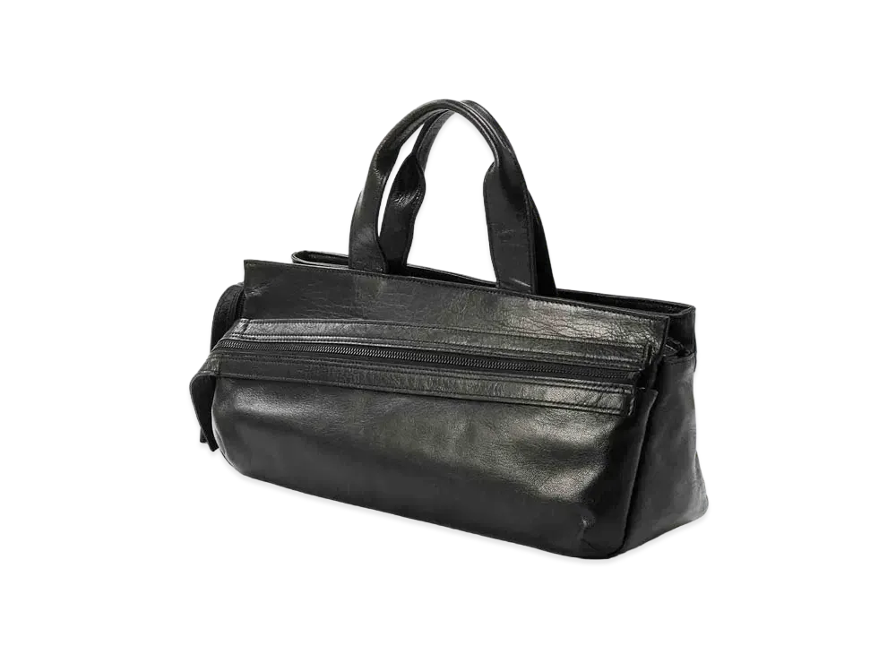 Yohji Yamamoto GOAT/NUME SQUARE BOSTON BAG "Black"