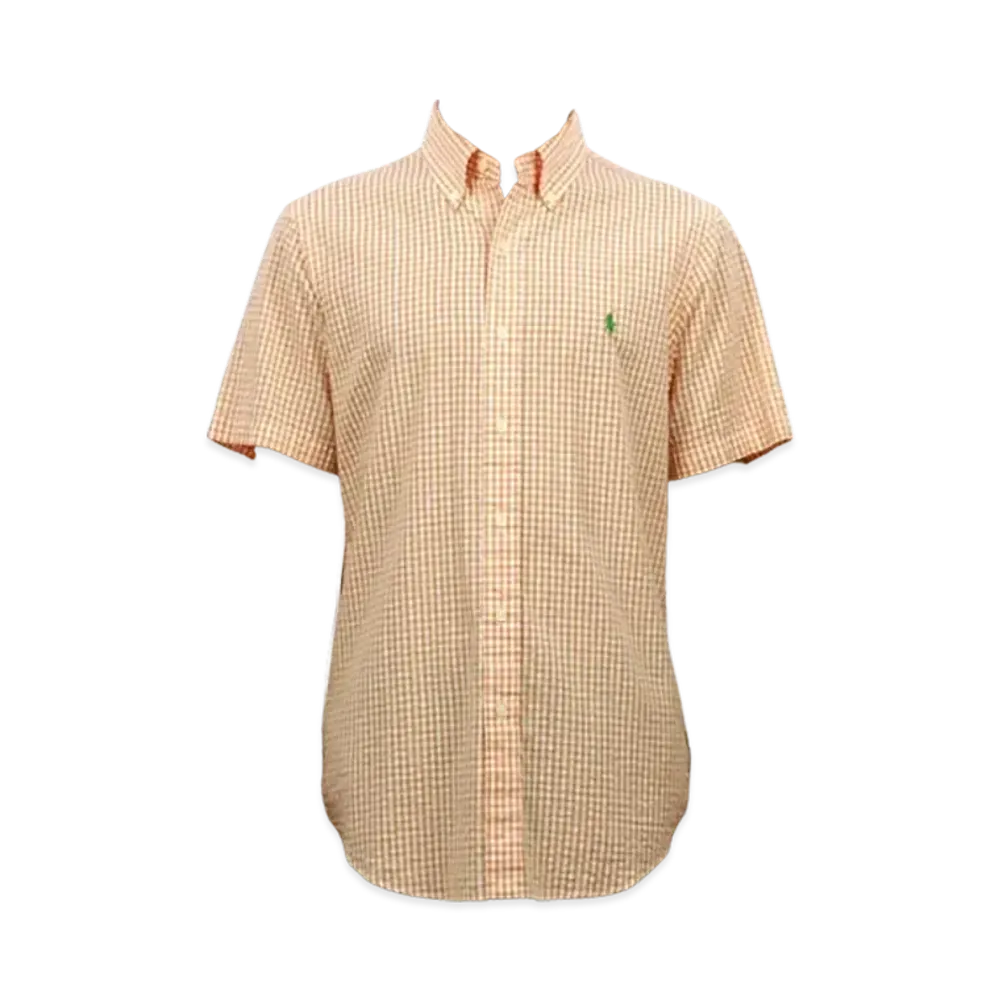 Polo Ralph Lauren Stripe Short Sleeve Shirt "Orange"
