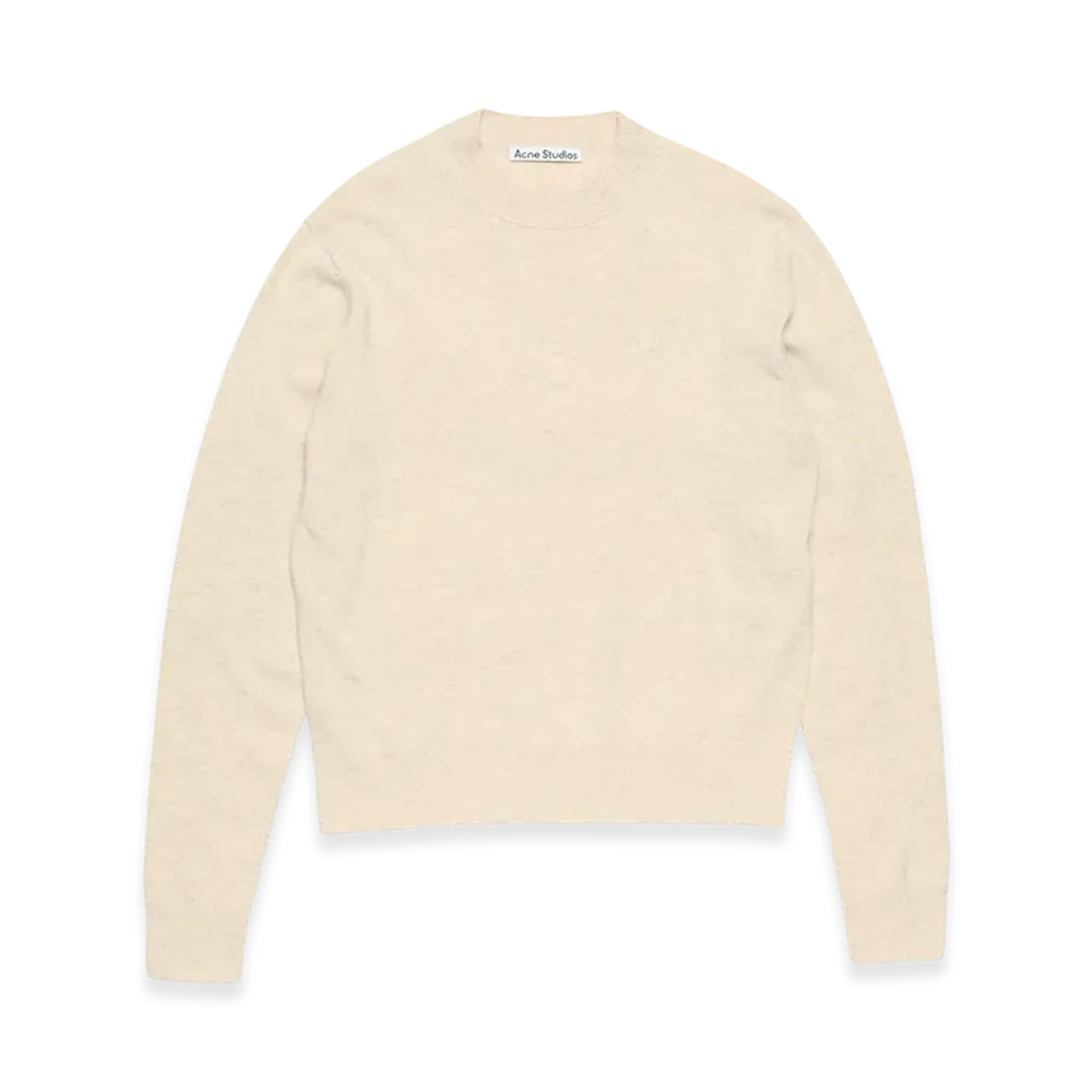 Acne Studios Crew Neck Sweater - Yak Wool "Oatmeal Melange"