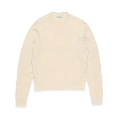 Acne Studios Crew Neck Sweater - Yak Wool "Oatmeal Melange"