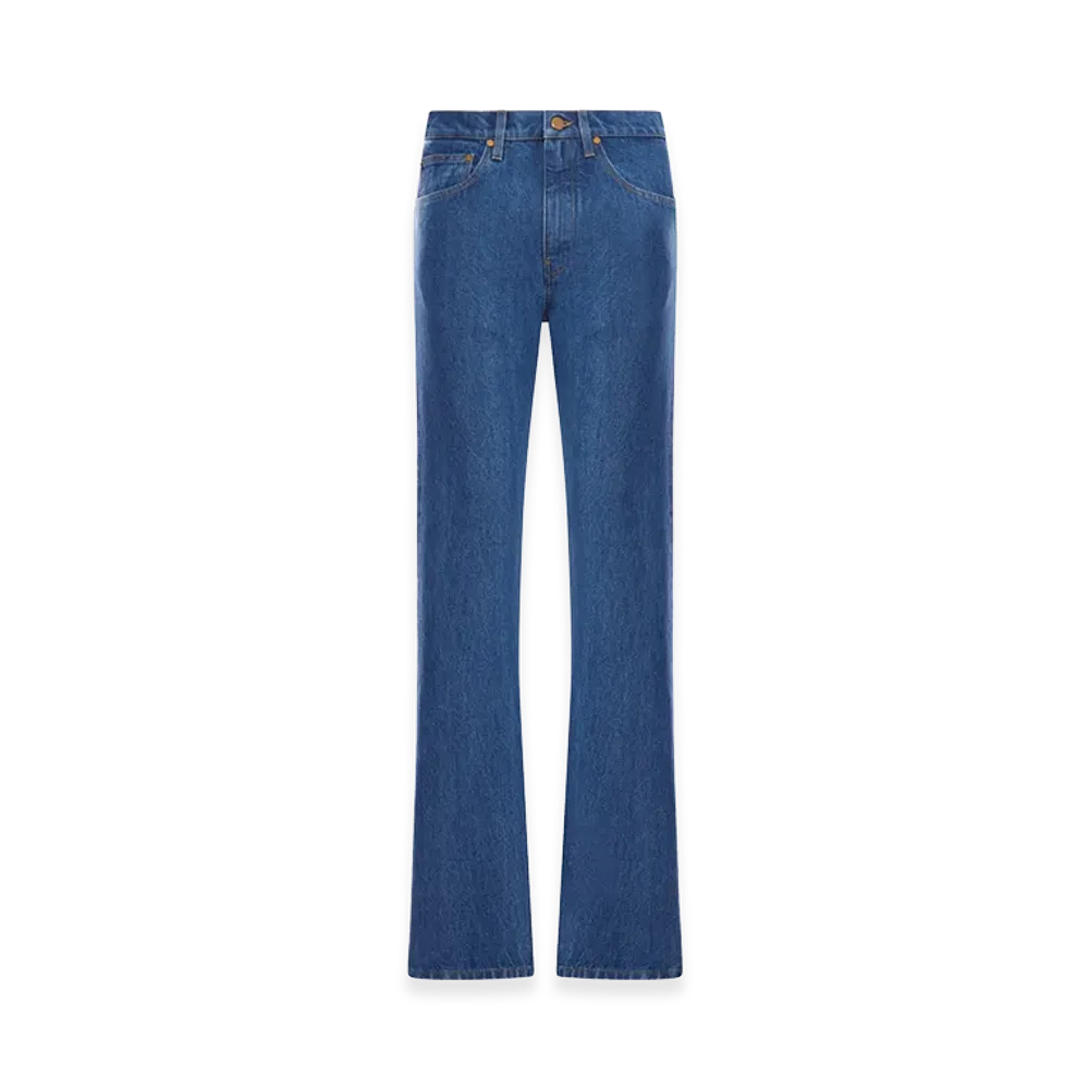 Jil Sander Women's Regular-Fit Flare Jeans "Blue"