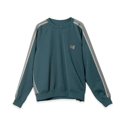 NEEDLES Track Crew Neck Shirt Poly Smooth "Green"