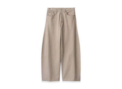ssstein Deformation Wide Color Denim Pants "Beige"