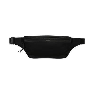 SAINT LAURENT City Crossbody Bag In Nylon "Black"