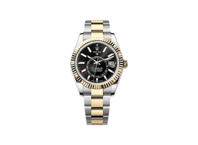 ROLEX Sky-Dweller 42mm Oystersteel & Yellow Gold 336933 "Bright Black"