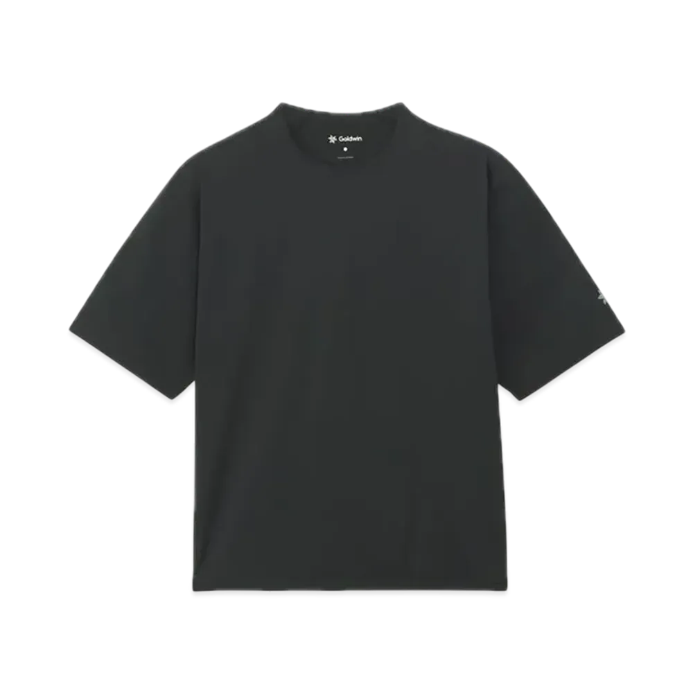 Goldwin High Gauge Shirring T-shirt (Unisex) "Black"