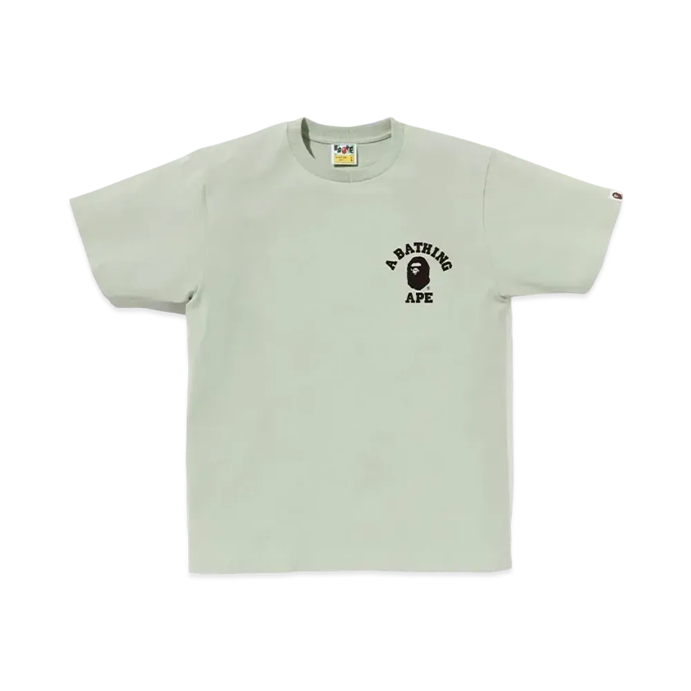 A BATHING APE Bapec Online ExclusiveBicolor College Ats Tee "Green"