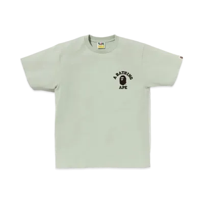 A BATHING APE Bapec Online ExclusiveBicolor College Ats Tee "Green"