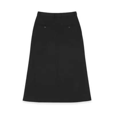 MM6 Maison Margiela Women's Tailored Midi Skirt "Black"