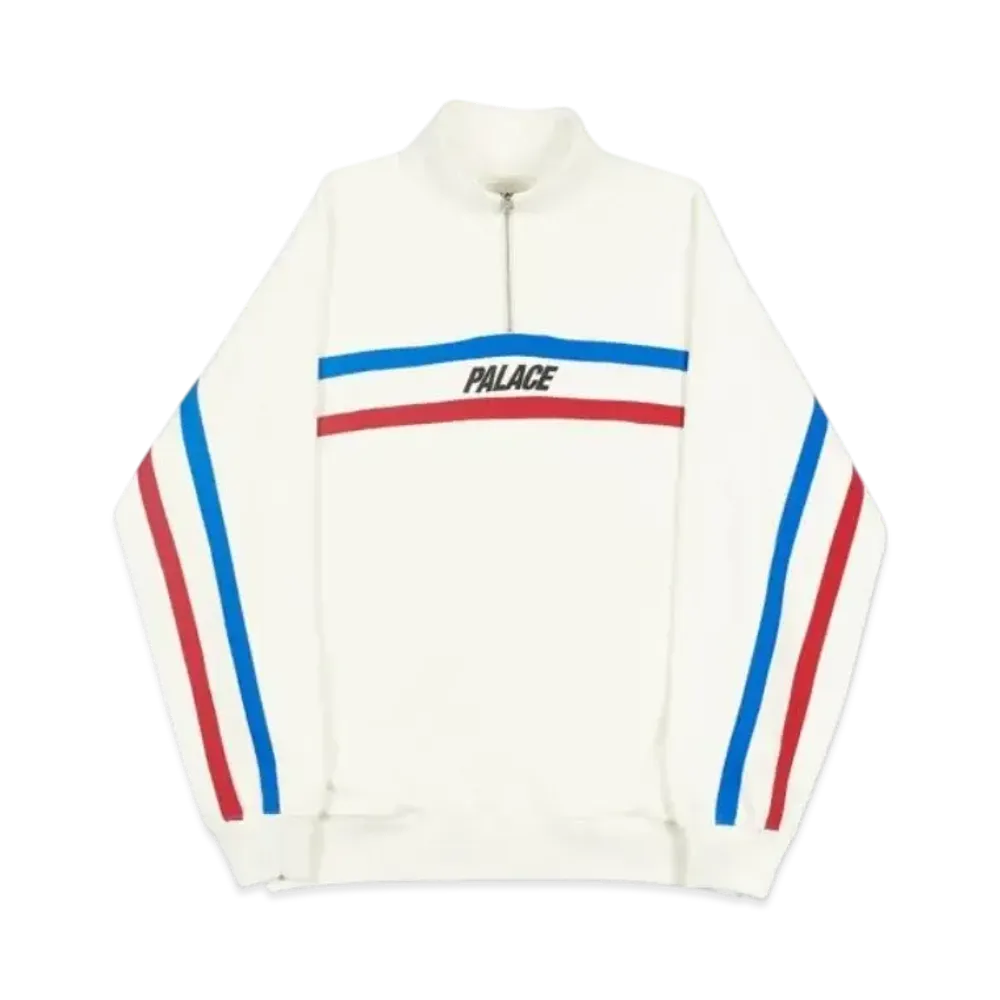 PALACE S-Line 1/4 Zip "White"