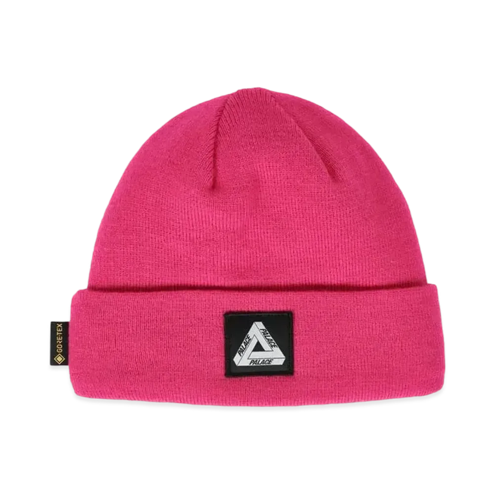 PALACE GORE-TEX TRI-FERG PATCH BEANIE "Pink"