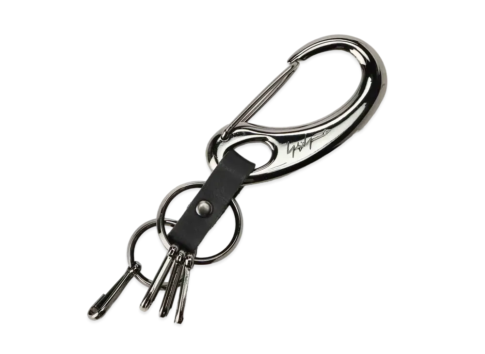 Yohji Yamamoto Pour Homme METAL CARABINER "Blacknickel"