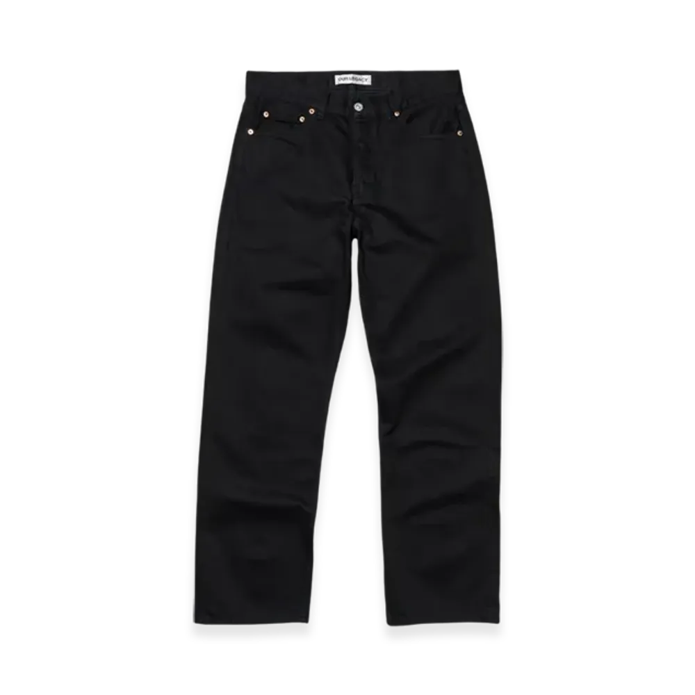 OUR LEGACY Work Cut "Rinse Wash Black Selvedge"