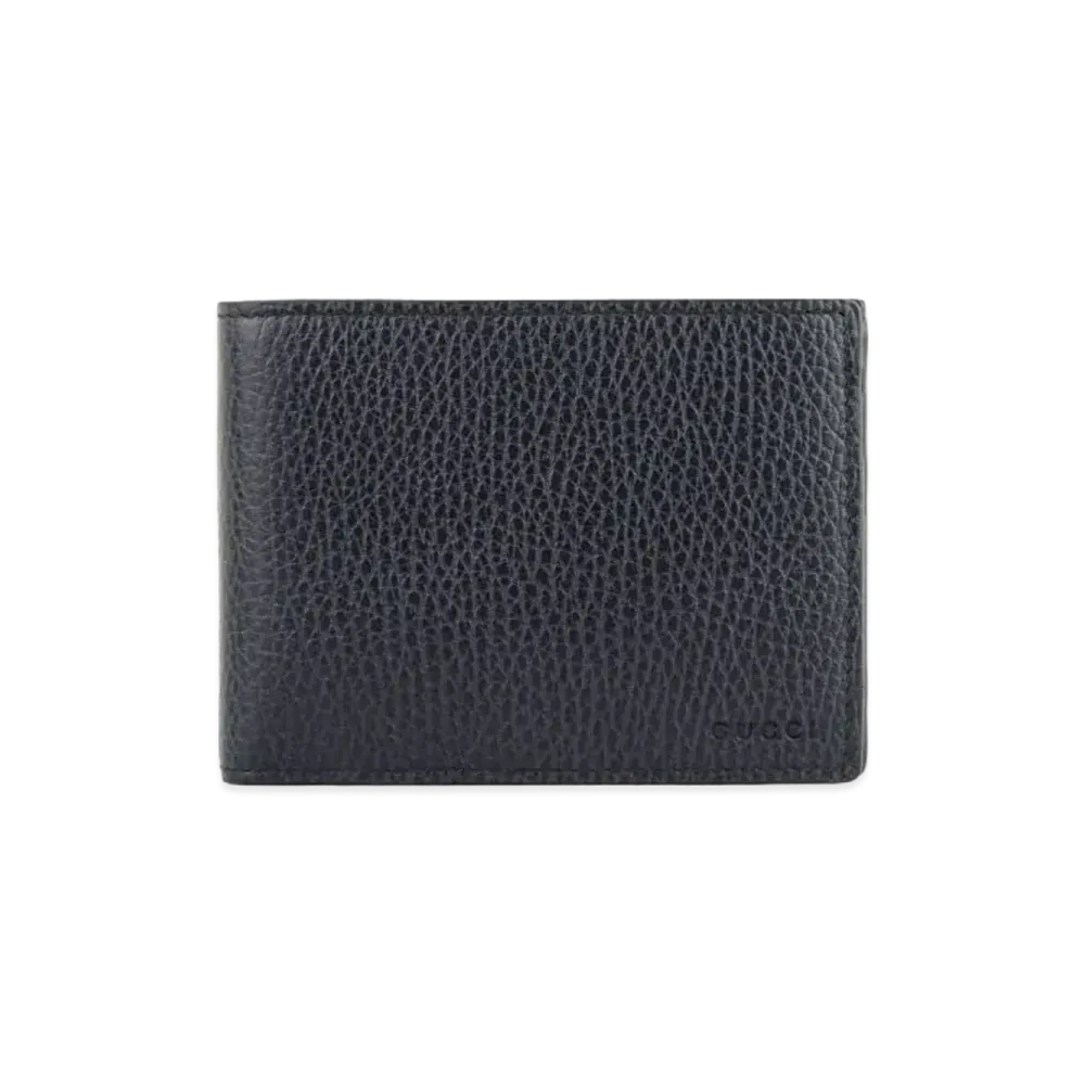 GUCCI Bi-fold Wallet Leather "Navy"