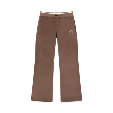 BlackEyePatch B Emblem Velour Flared Pants "Brown"