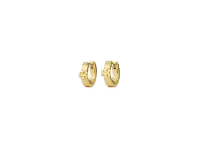 Tory Burch Kira Huggie Earring "Tory Gold"