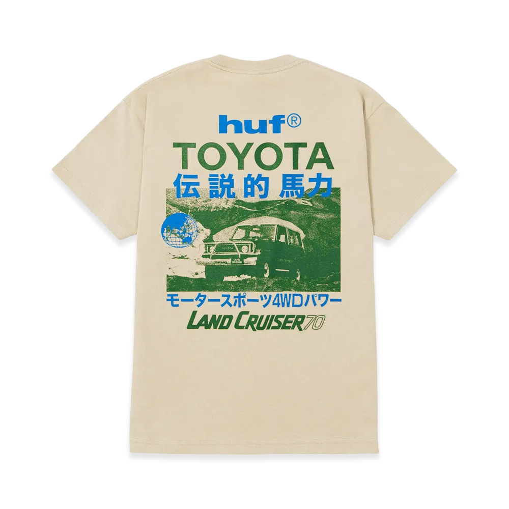 HUF x TOYOTA Land Cruiser 70 Tee "Sand"