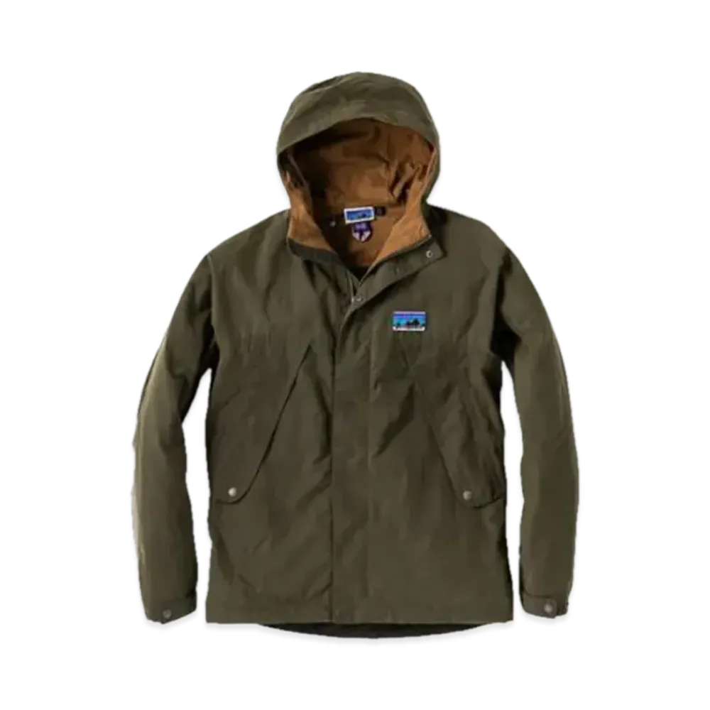 Patagonia M'S Waxed Cotton Jacket "Basin Green"