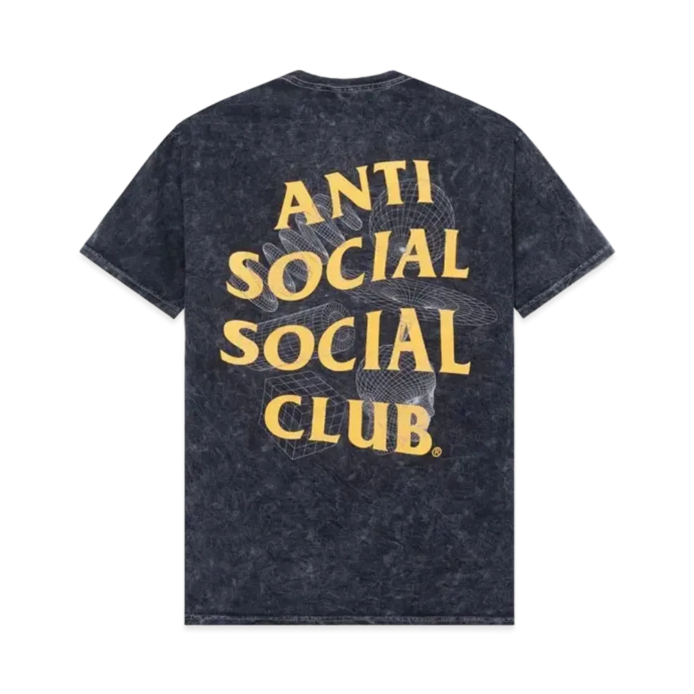 ANTI SOCIAL SOCIAL CLUB FA22 The Shape Of Things Black Mineral Wash Tee "Black"