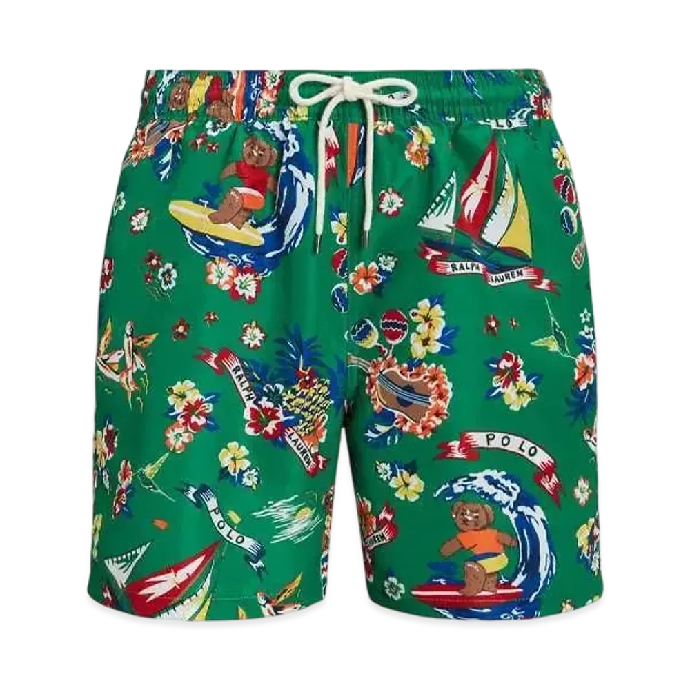 Polo Ralph Lauren 5.75inch Traveler Polo Bear Swim Pants "Multi"