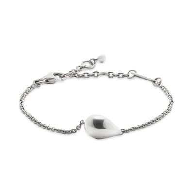 Bottega Veneta Drop Bracelet "Silver"