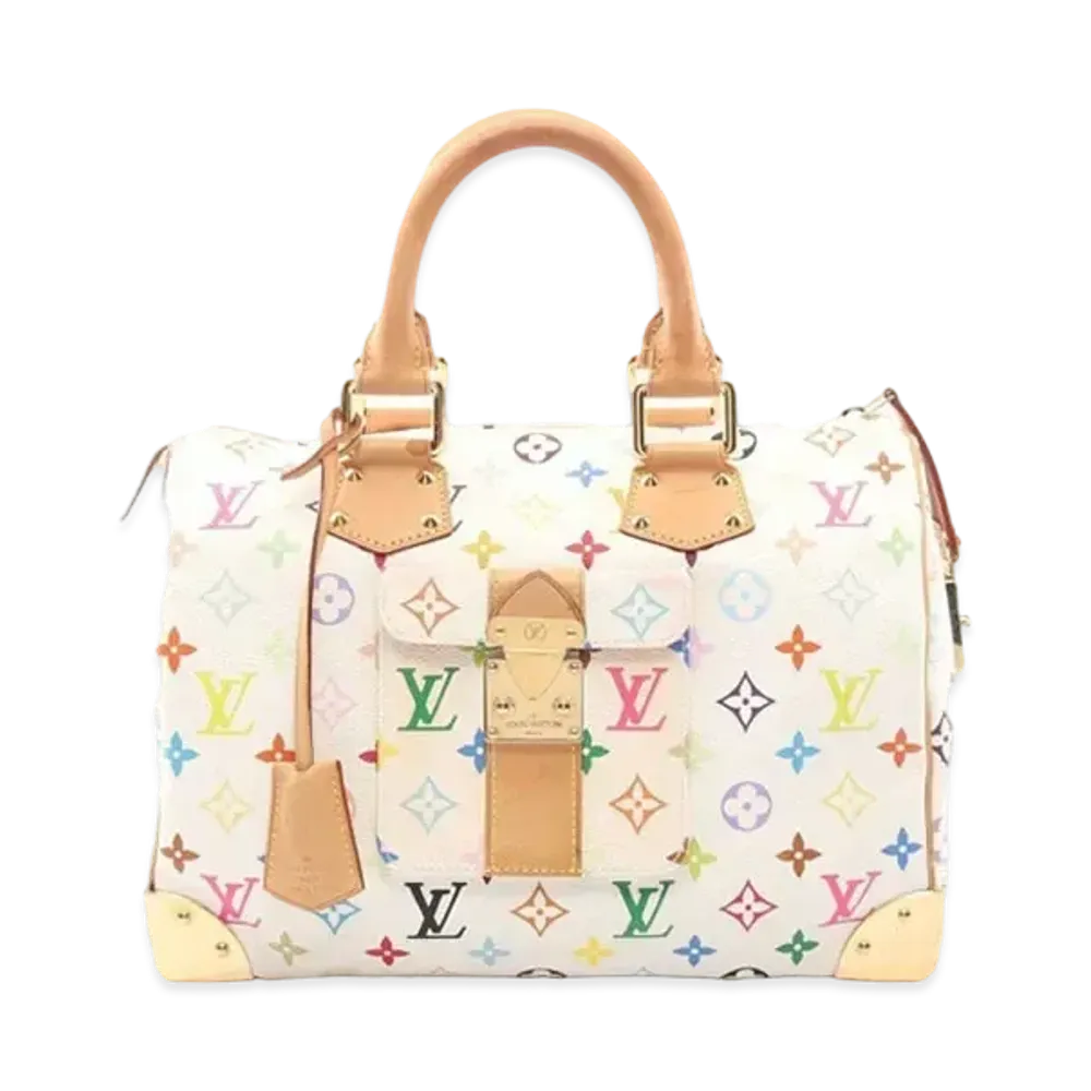 Louis Vuitton Speedy 30 Monogram Multicolor "Blanc"