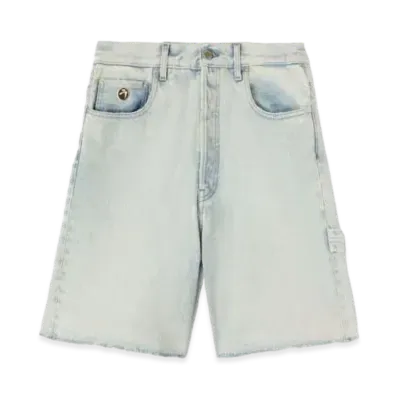AMBUSH Rawedge Denim Short "Light Blue"