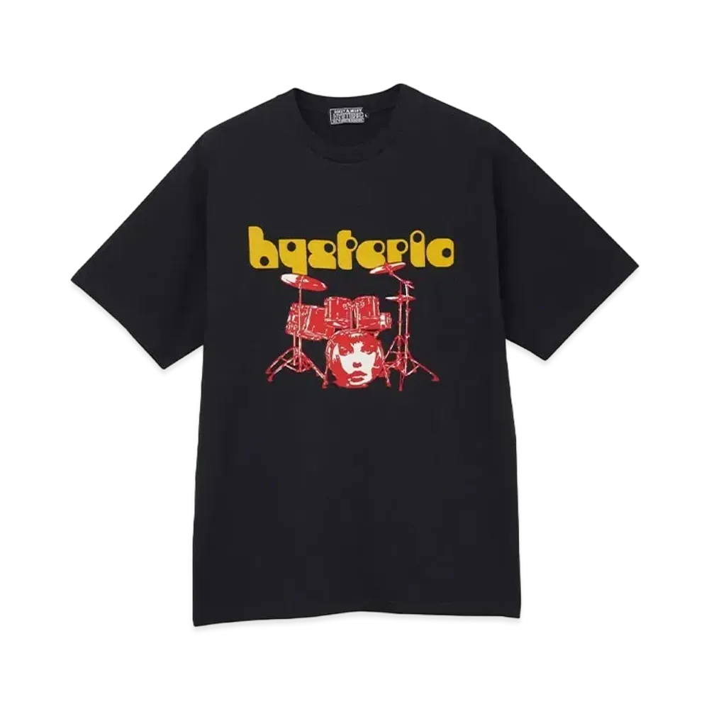 HYSTERIC GLAMOUR Drum Kit T-Shirt "Black"