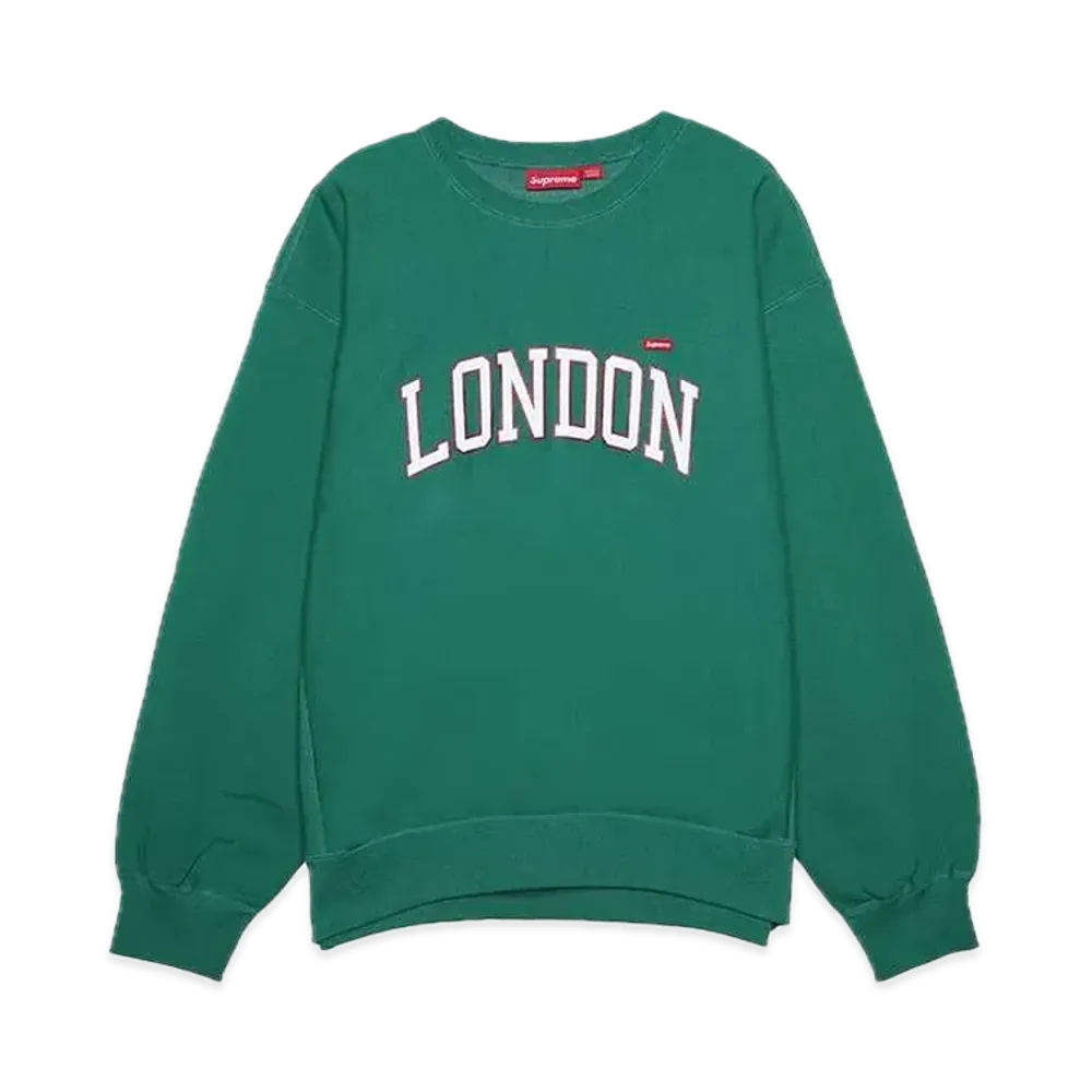 Supreme Shop Small Box Crewneck (London) "Green"