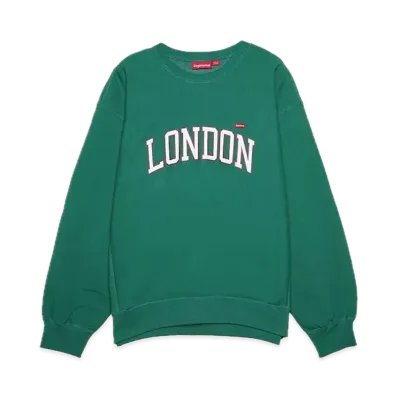 Supreme Shop Small Box Crewneck (London) "Green"