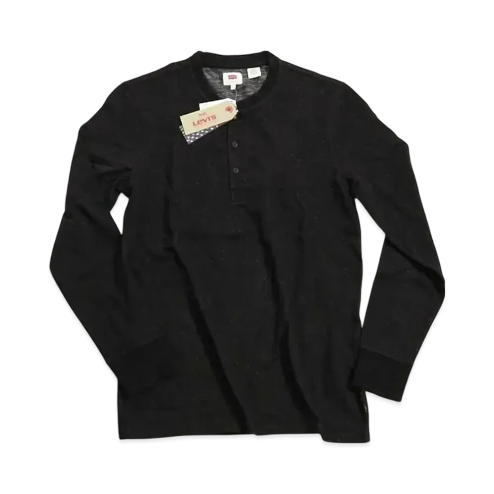 Levi's Long Sleeve Henley Neck Shirt 27560-0006 "Black"