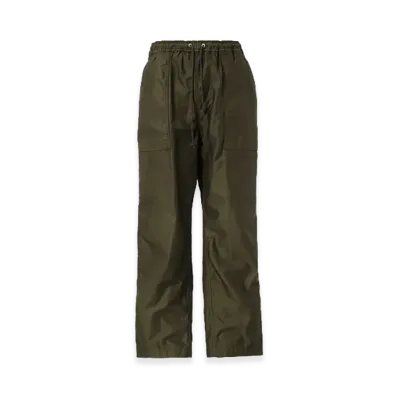 COMME des GARCONS HOMME Cotton Satin Easy Pants "Khaki"