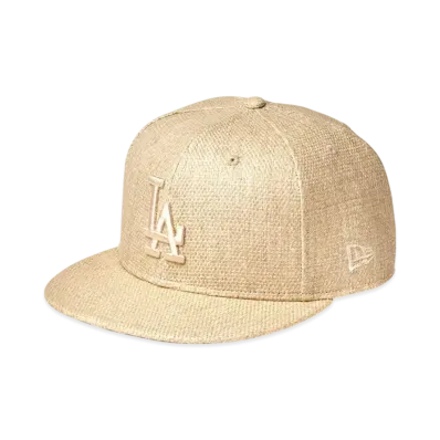 NEW ERA Golf 9Fifty Paper Los Angeles Dodgers "Beige"