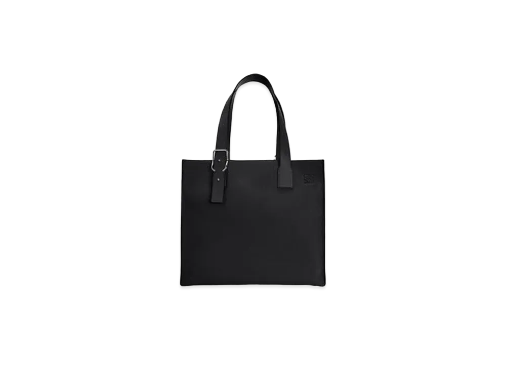 LOEWE Buckle Tote Bag In Soft Grained Calfskin "Black"
