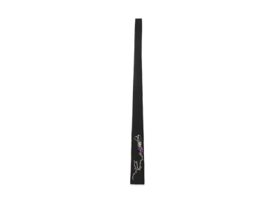 Yohji Yamamoto Pour Homme W/GABARDINE SCISSORS EMBROIDERY TIE "Gray"