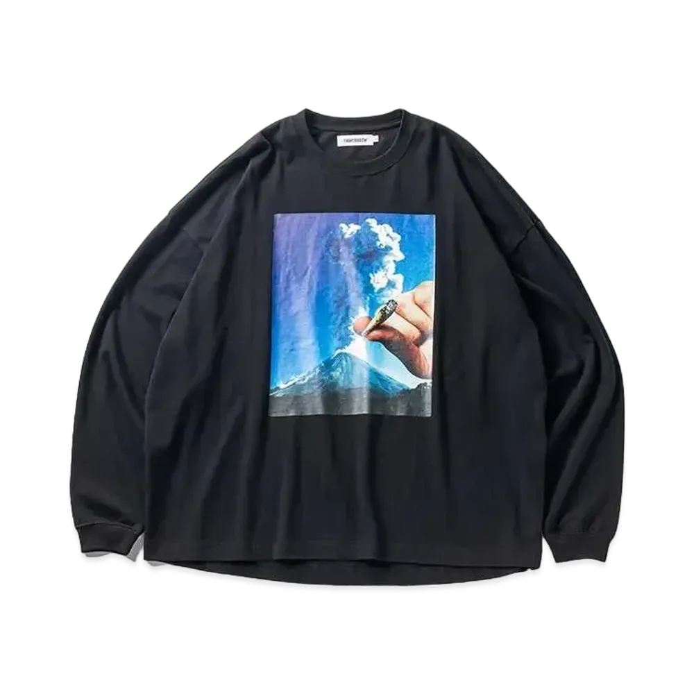 TIGHTBOOTH Volcano L/S T-shirt "Black"