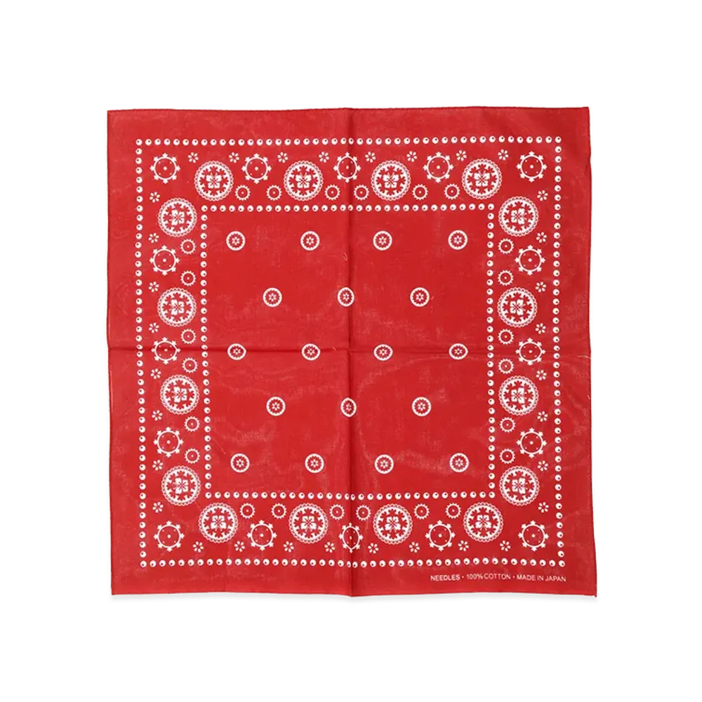 NEEDLES Bandana - Square "Red"
