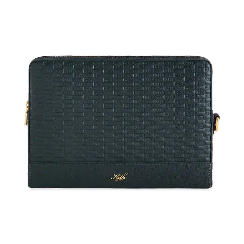 Kith Monogram Leather 11" Tech Case "Stadium"