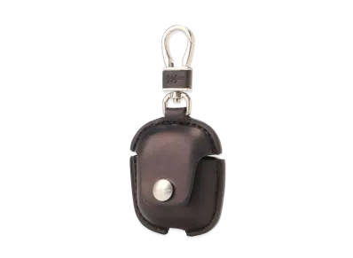 Yohji Yamamoto Pour Homme ITALIAN TANNED LEATHER AIRPODS CASE "Black"