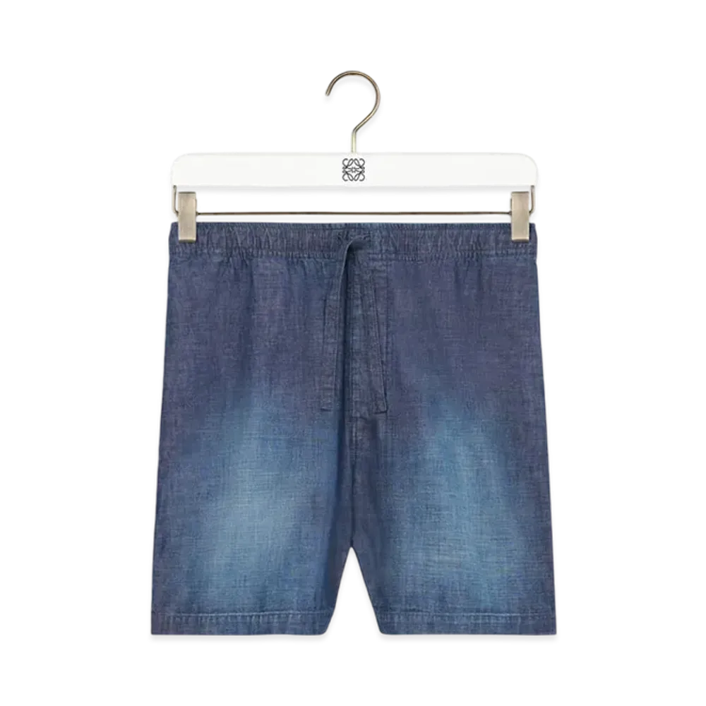 LOEWE Shorts "Washed Blue"