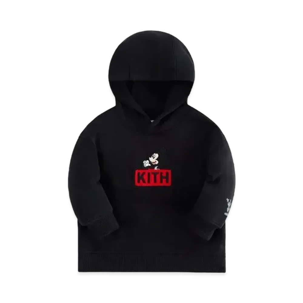 Disney | Kith Baby for Mickey & Friends Mickey Classic Logo Hoodie "Black"