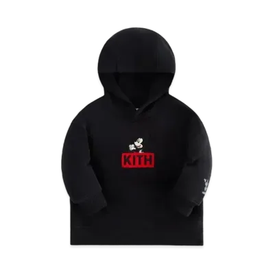 Disney | Kith Baby for Mickey & Friends Mickey Classic Logo Hoodie "Black"