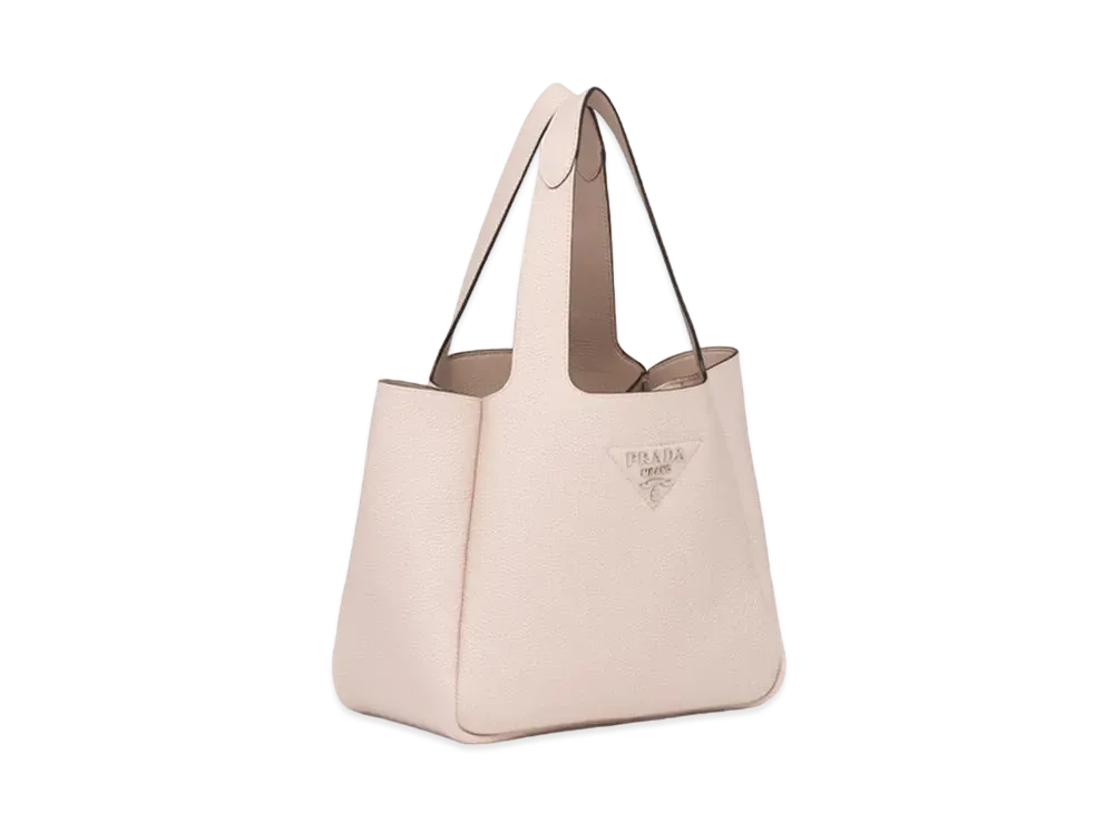 PRADA Dynamique Leather Tote Bag "Water Lily"